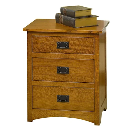 Three Drawer Nightstand